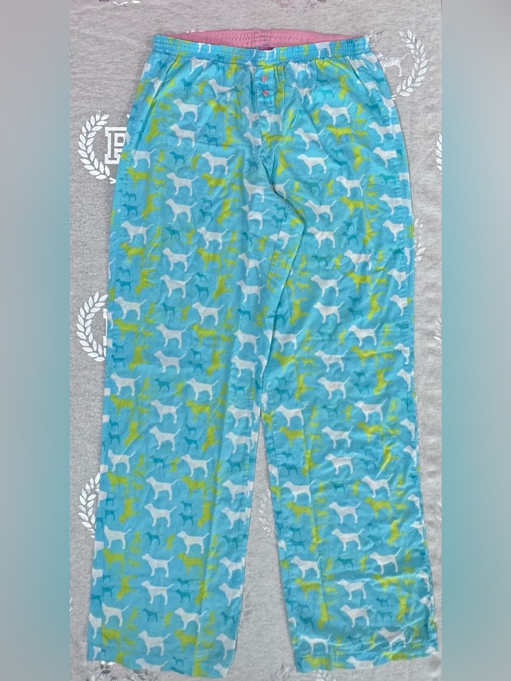 VS PINK VINTAGE DOG PRINT SLEEP PANTS NWOT